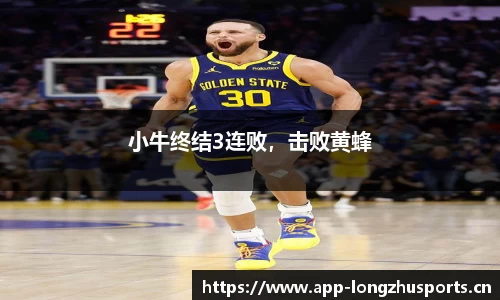 小牛终结3连败，击败黄蜂